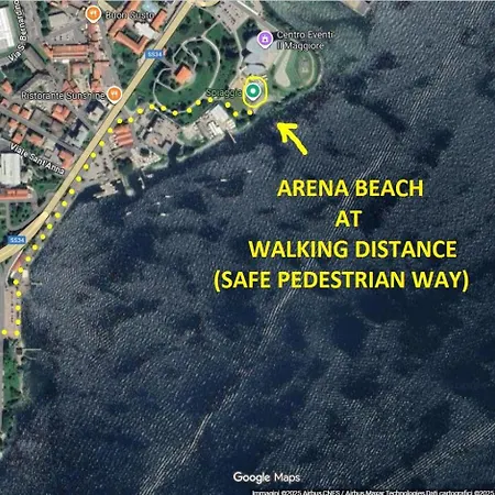 La Petite Dame - Maggiore - 100 M From The Apartman *